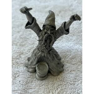 Pewter Spoontiques Wizard- 1988- CMR 952- 2”